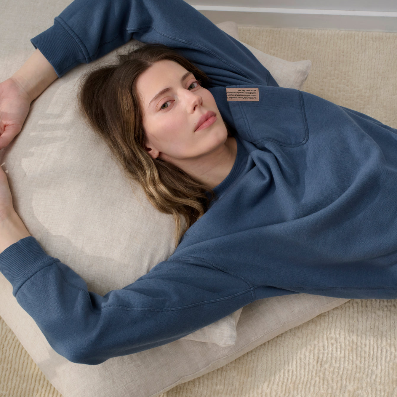 Silksweats™ Midweight Reversible Crew Neck Sweatshirt