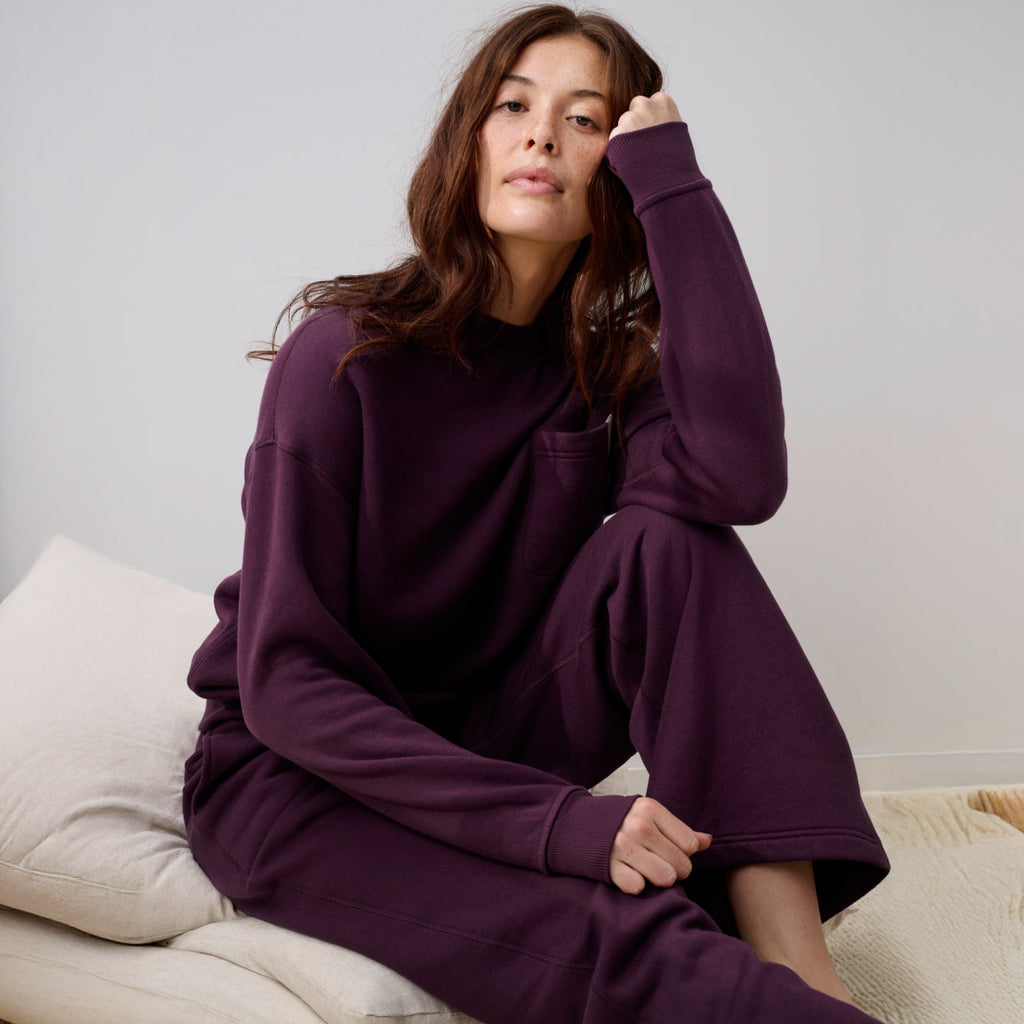 Silksweats™ Midweight Reversible Crew Neck Sweatshirt