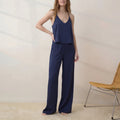 Washable Silk Bias Cami Pant Set