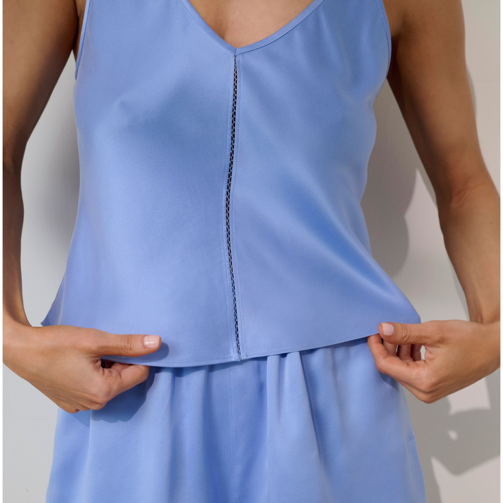 Washable Silk Ladder Stitch Cami