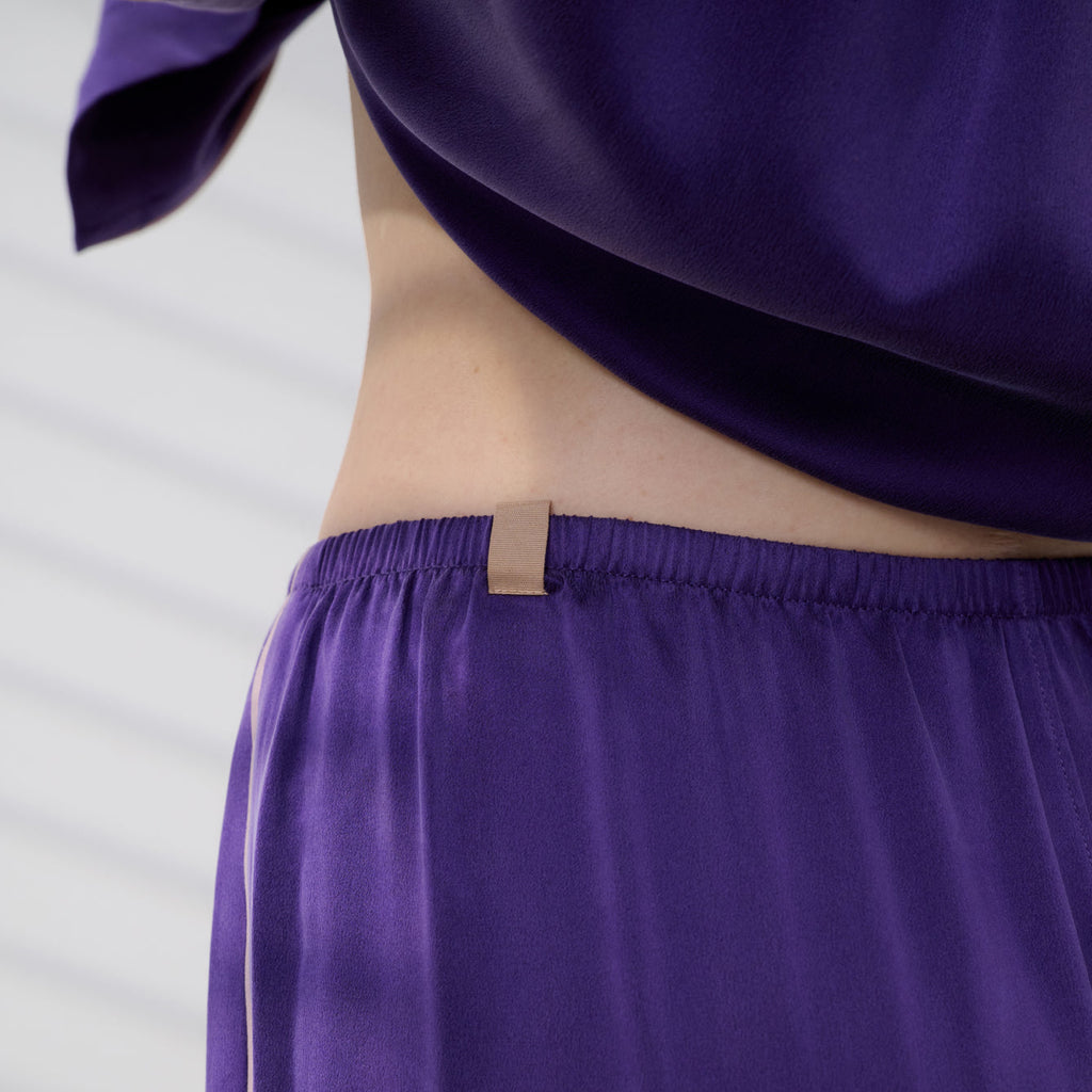 Washable Silk Long Sleeve Pant Set