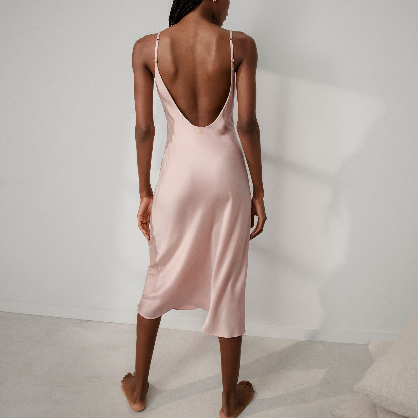 Washable Silk Bias Slip Dress