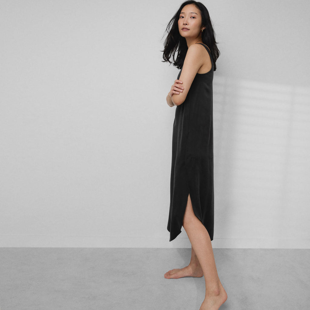 Washable Silk Tulip Dress