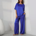 Washable Silk Tee Pant Set